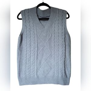 Cable Knit Sweater Vest